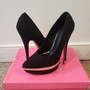 Platform Black Heels